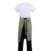 Picture of Whites Regular Bistro Apron Olive - B434