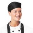 Picture of Nisbets Essentials Chef Skull Caps Black (Pack of 2) - BB476