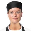 Picture of Nisbets Essentials Chef Skull Caps Black (Pack of 2) - BB476