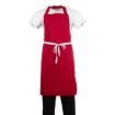 Picture of Whites Bib Apron Red - BB466