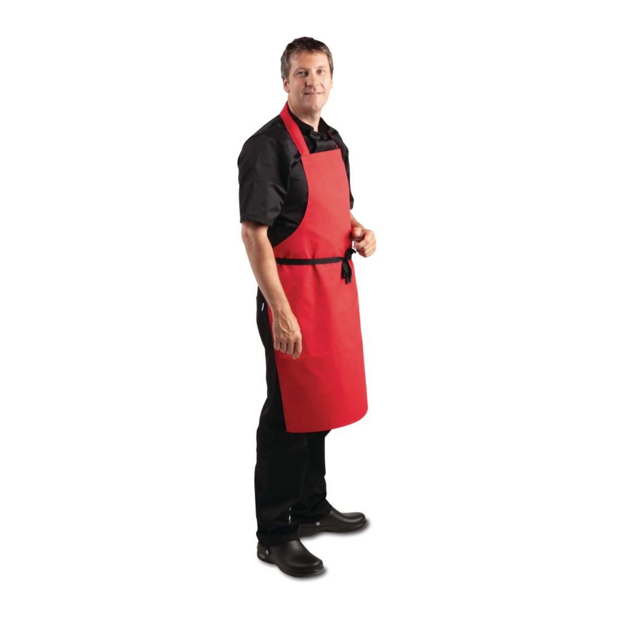 Picture of Whites Bib Apron Red