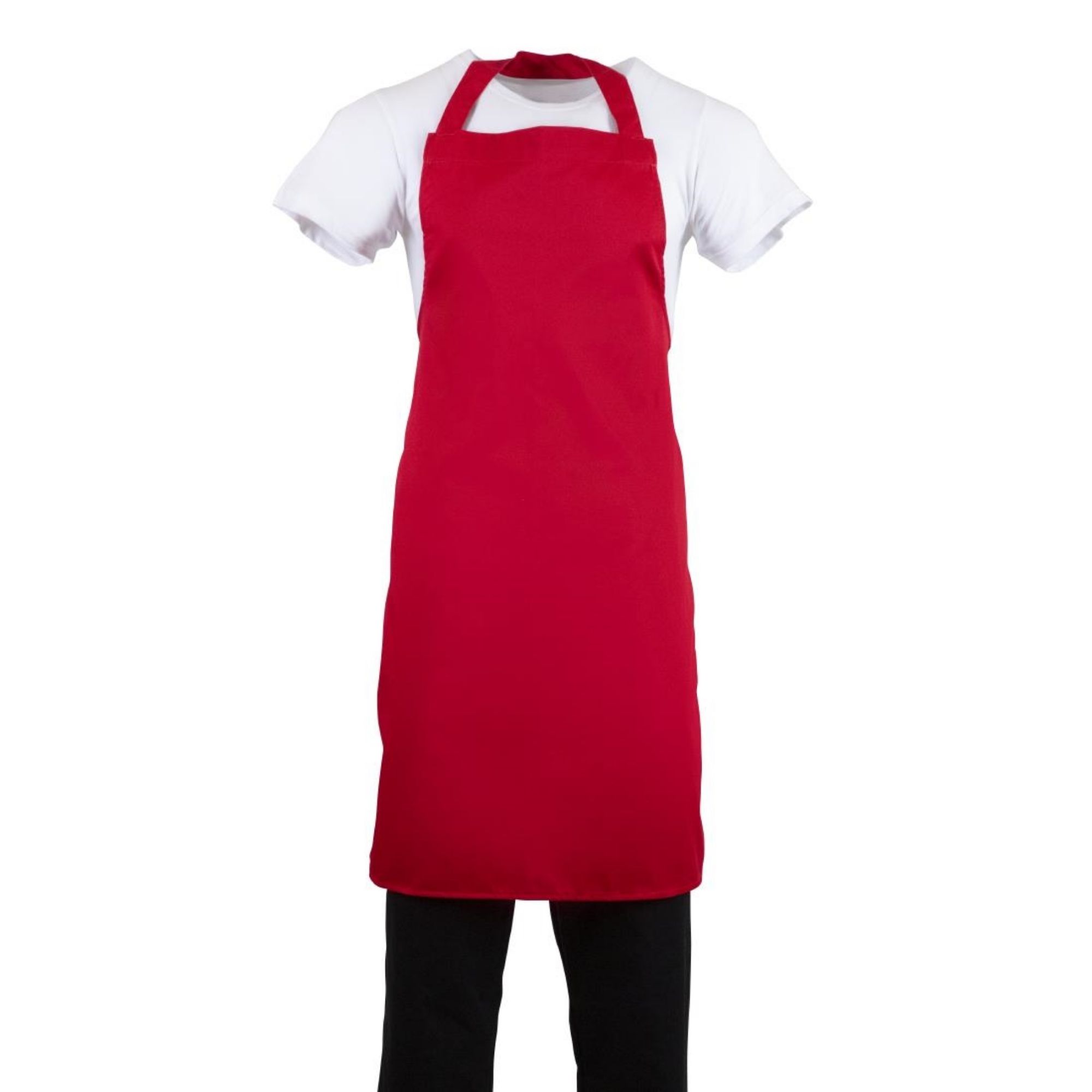 Picture of Whites Bib Apron Red