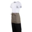 Picture of Whites Short Bistro Apron Tan - B432