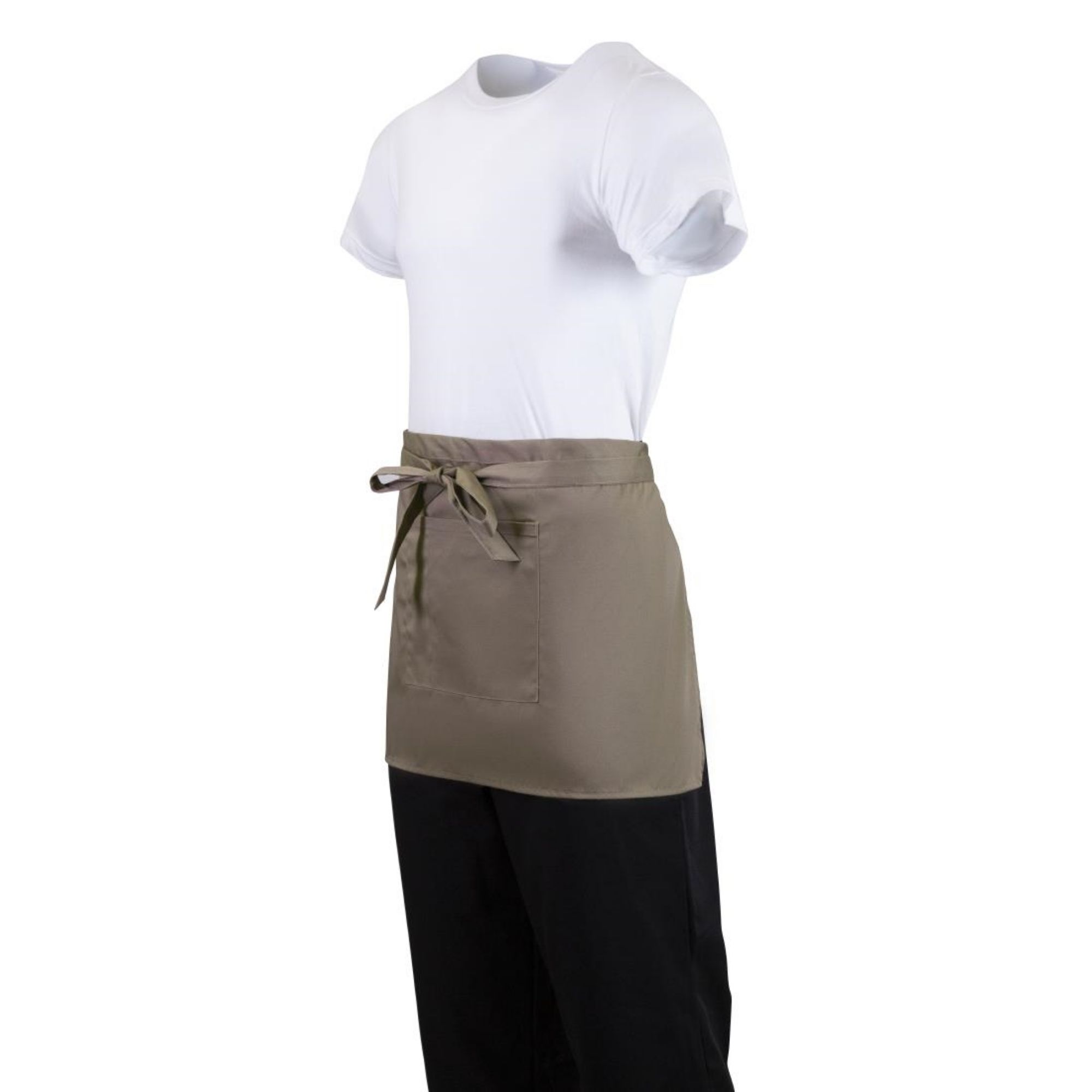 Picture of Whites Short Bistro Apron Tan