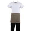 Picture of Whites Short Bistro Apron Tan - B432