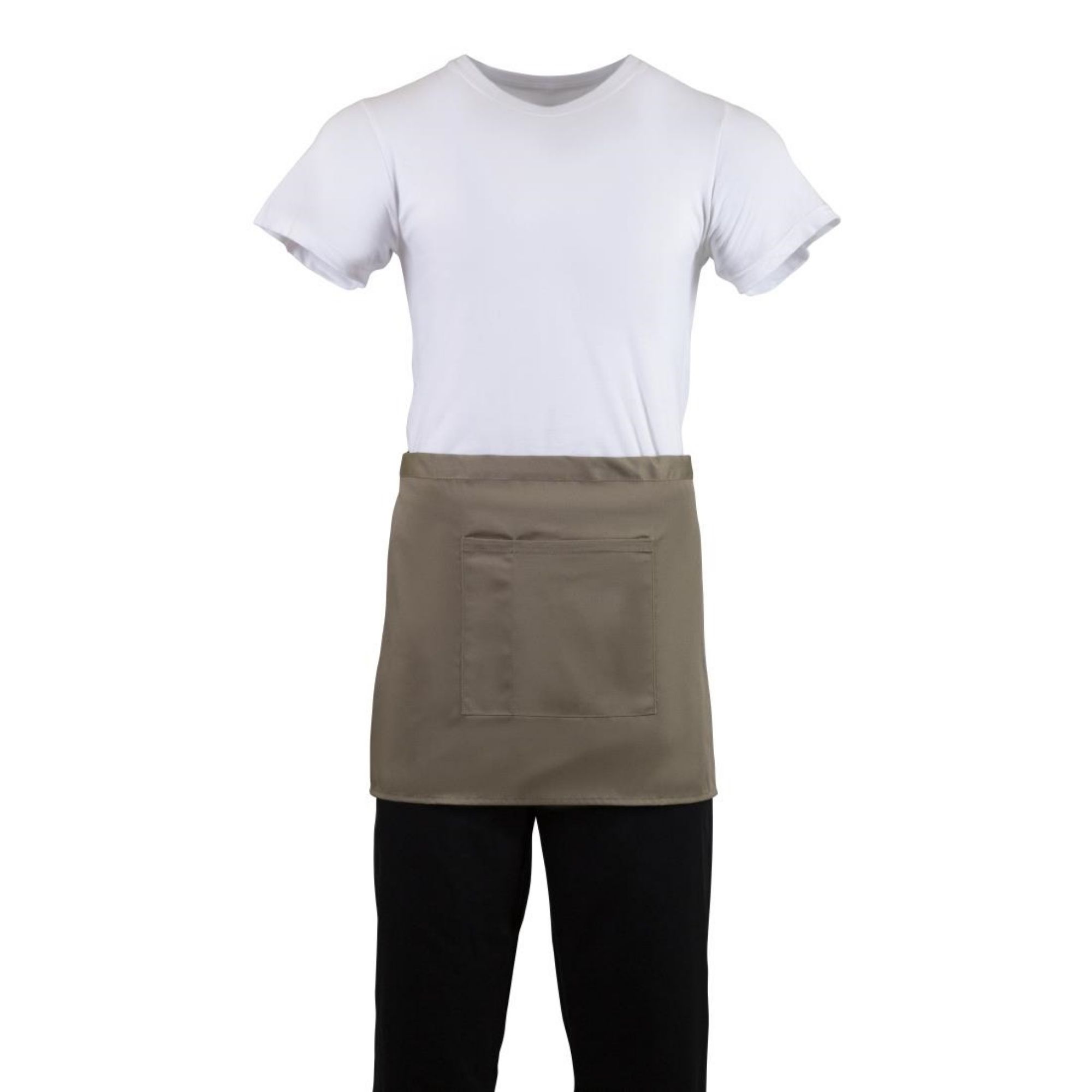 Picture of Whites Short Bistro Apron Tan