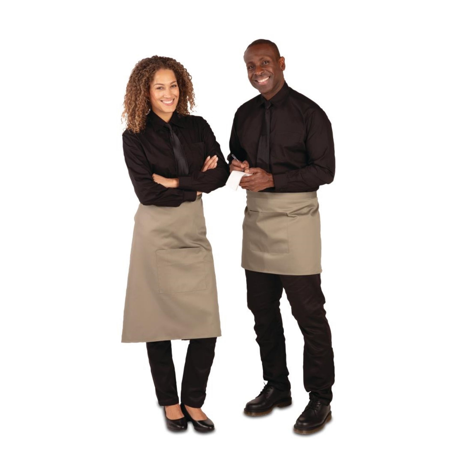 Picture of Whites Short Bistro Apron Olive