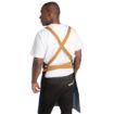 Picture of Southside X-Cross Back Apron Denim Blue Tan Ties - B984