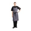 Picture of Whites Polycotton Bib Apron Charcoal - B426