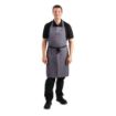 Picture of Whites Polycotton Bib Apron Charcoal - B426