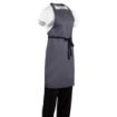 Picture of Whites Polycotton Bib Apron Charcoal - B426