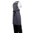 Picture of Whites Polycotton Bib Apron Charcoal - B426
