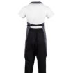 Picture of Whites Polycotton Bib Apron Charcoal - B426