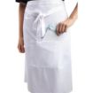 Picture of Regular Bistro Apron White - B132