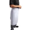 Picture of Regular Bistro Apron White - B132