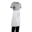 Picture of Regular Bistro Apron White - B132