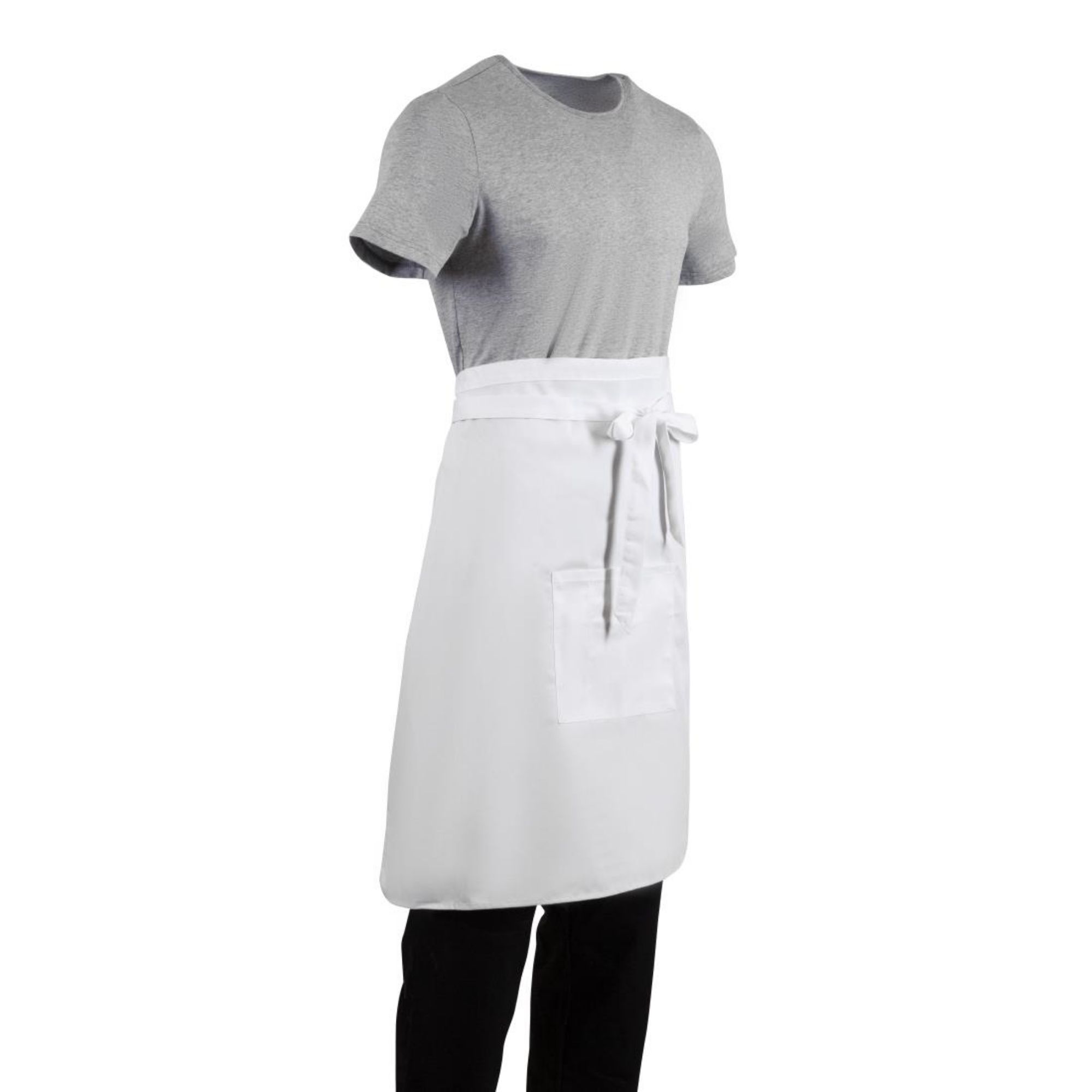 Picture of Regular Bistro Apron White