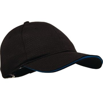 Picture of Chef Works Cool Vent Baseball Cap Black with Blue