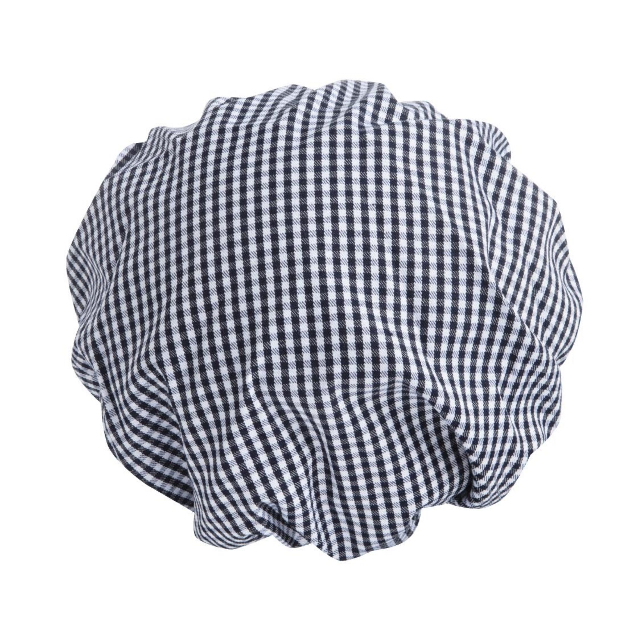 Picture of Whites Peaked Unisex Hat Blue and White Check