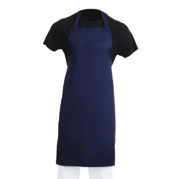 Picture of Whites Bib Apron Navy Blue