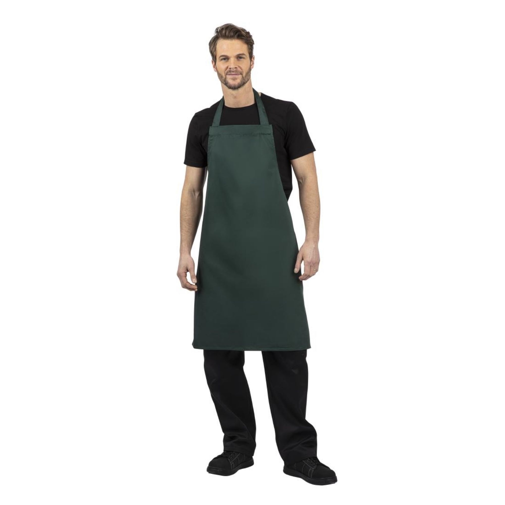 Picture of Whites Bib Apron Bottle Green