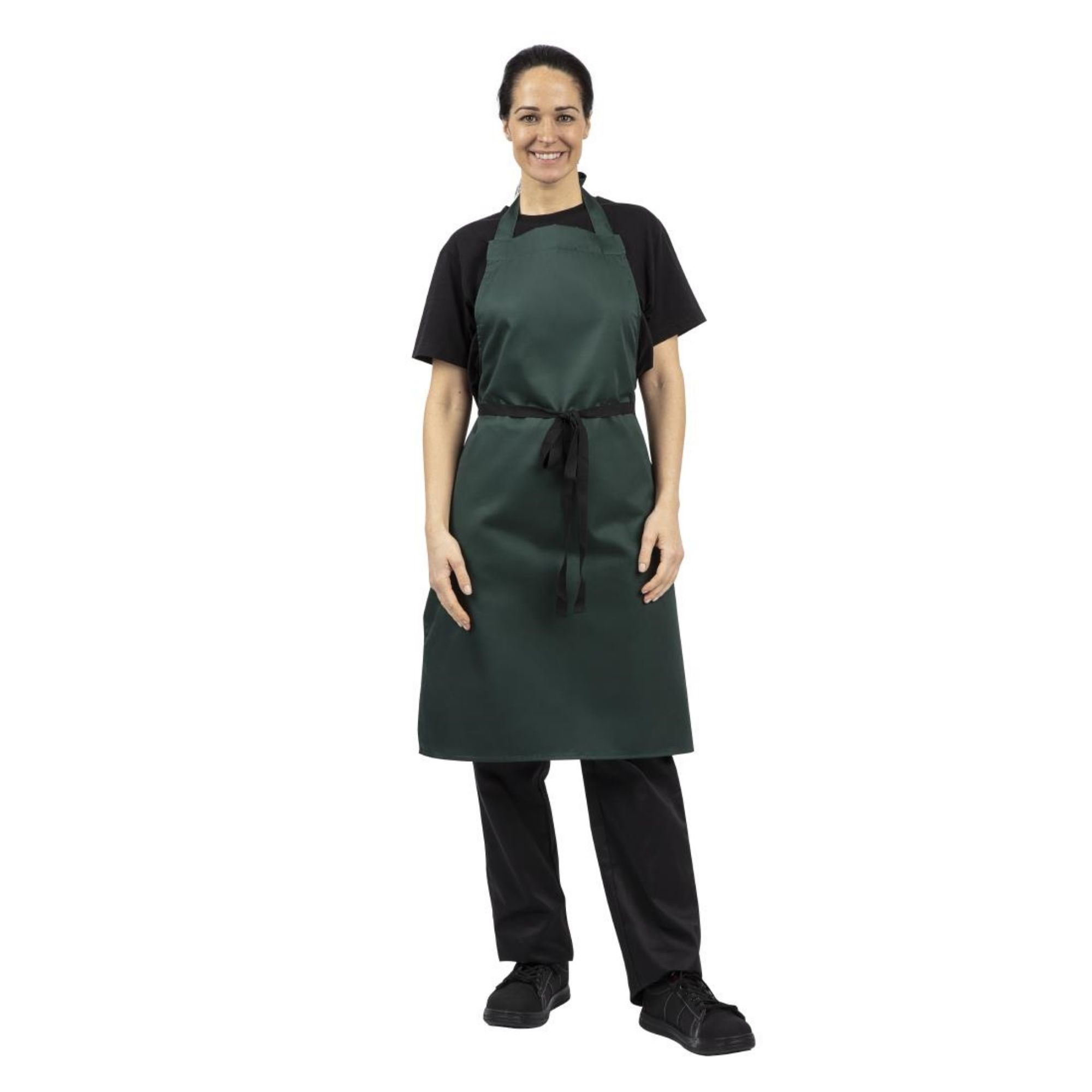Picture of Whites Bib Apron Bottle Green