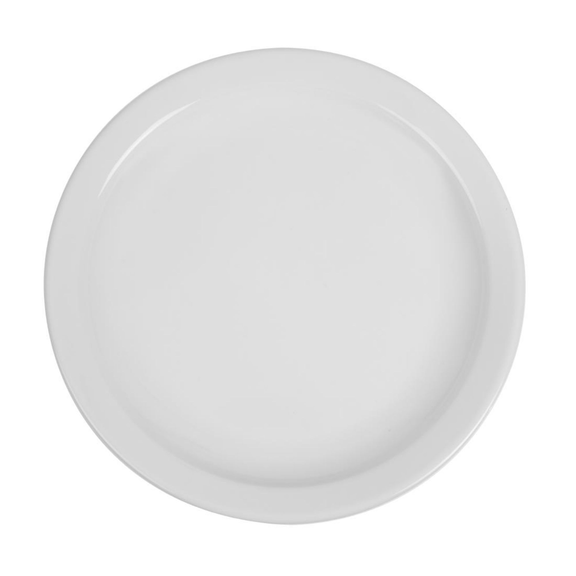 Picture of Olympia Whiteware Narrow Rimmed Plates 250mm (Pack of 12)