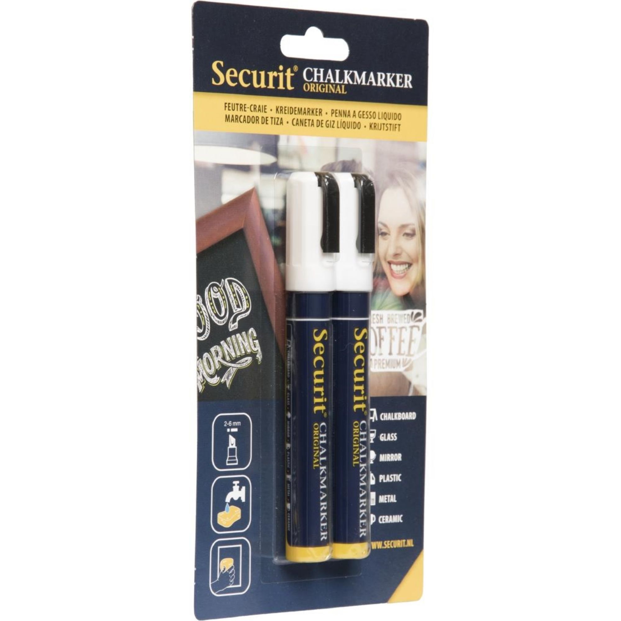 Picture of Chalk Markers White (2 Pack)