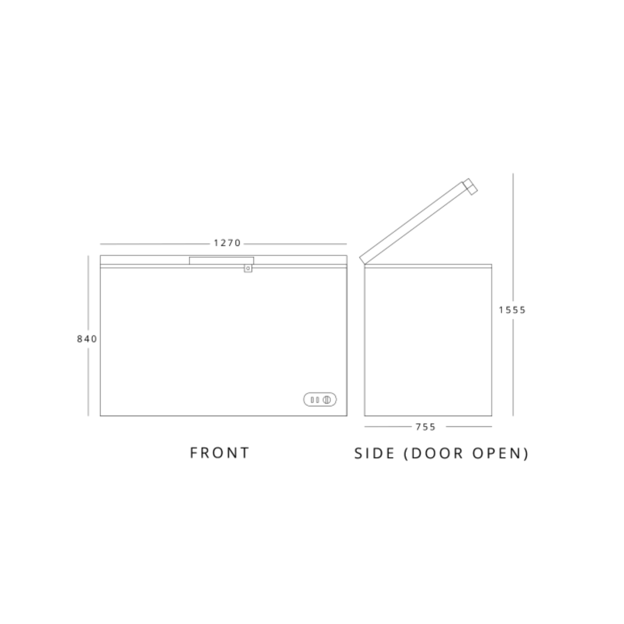 Picture of BLIZZARD Blizzard 450L Chest Freezer White Laminated CF450WH