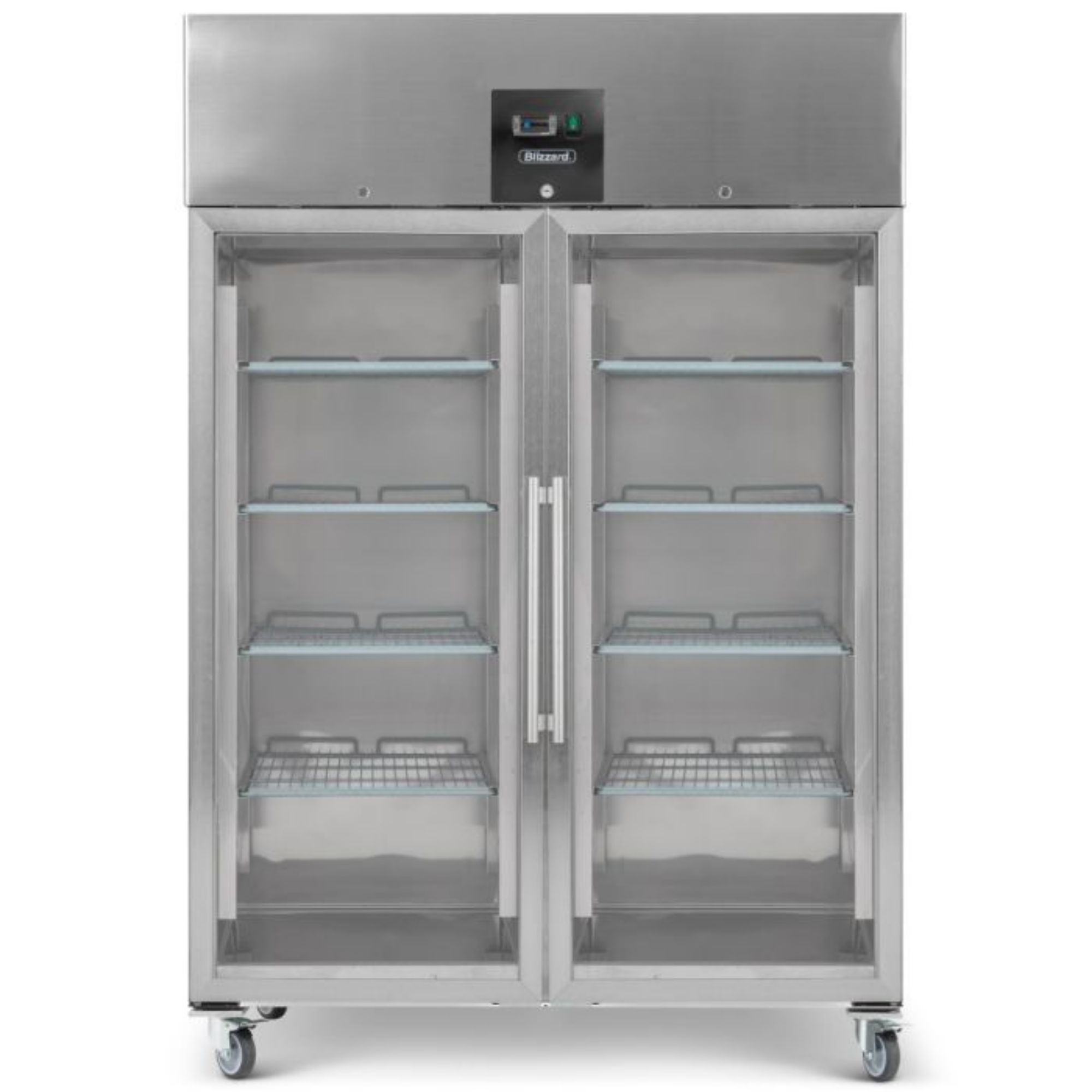 Picture of BLIZZARD Upright Double Hinged Glass Door Gastronorm Freezer BF2SSCR