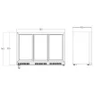 Picture of Koldbox Triple Sliding Door Back Bar Cooler - KBC3SL