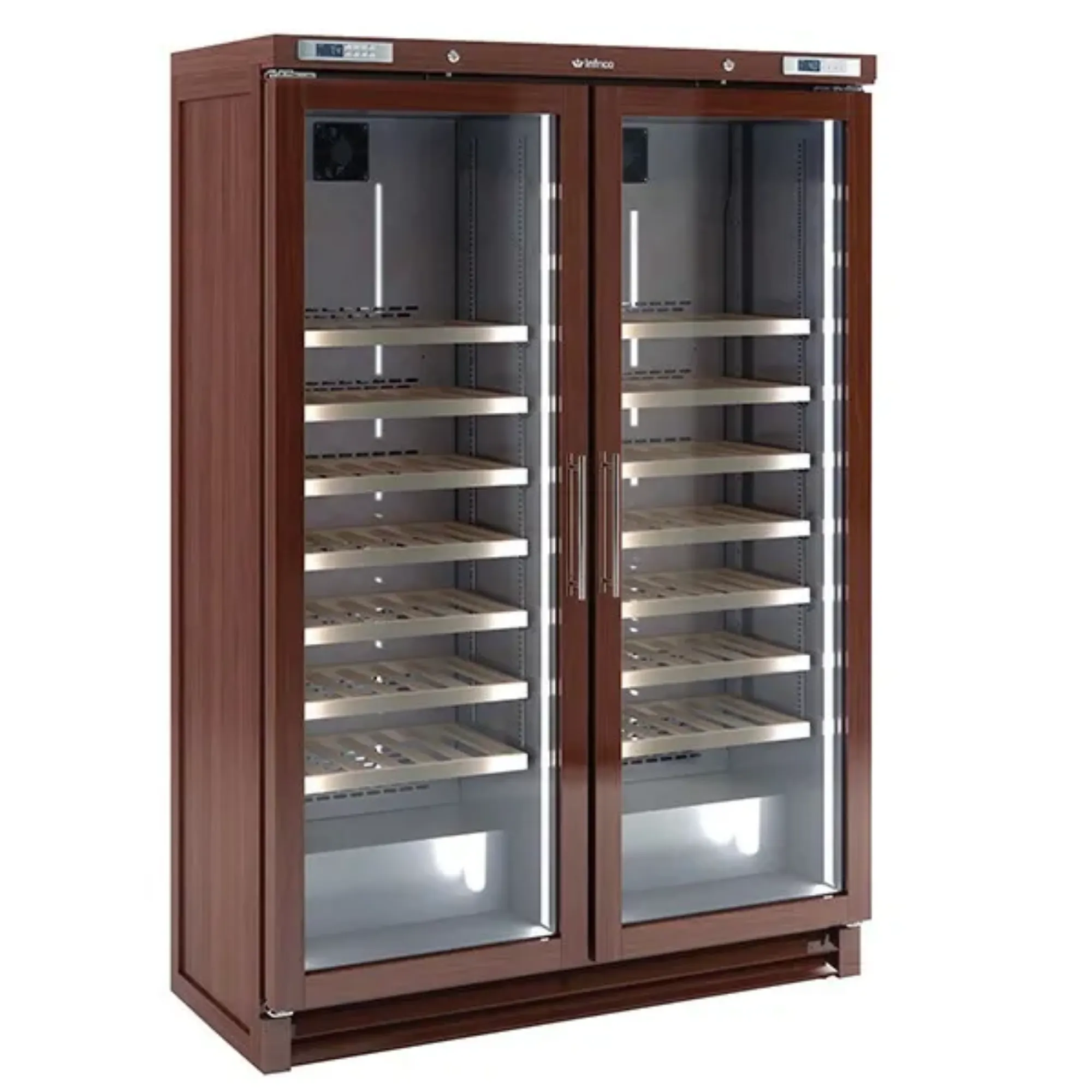 Picture of Infrico Upright Double Door Wine Cellar (200 Bottles) - EVV200MX