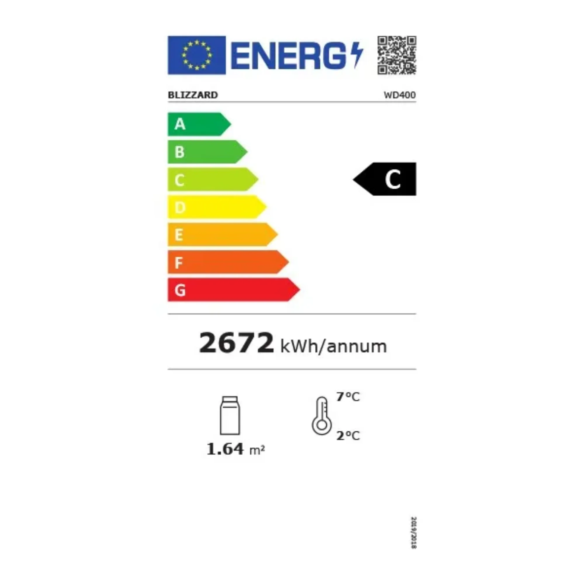 Picture of BLIZZARD Upright Wine Cooler WD400