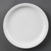 Picture of Olympia Whiteware Narrow Rimmed Plates 230mm (Pack of 12) - CB489