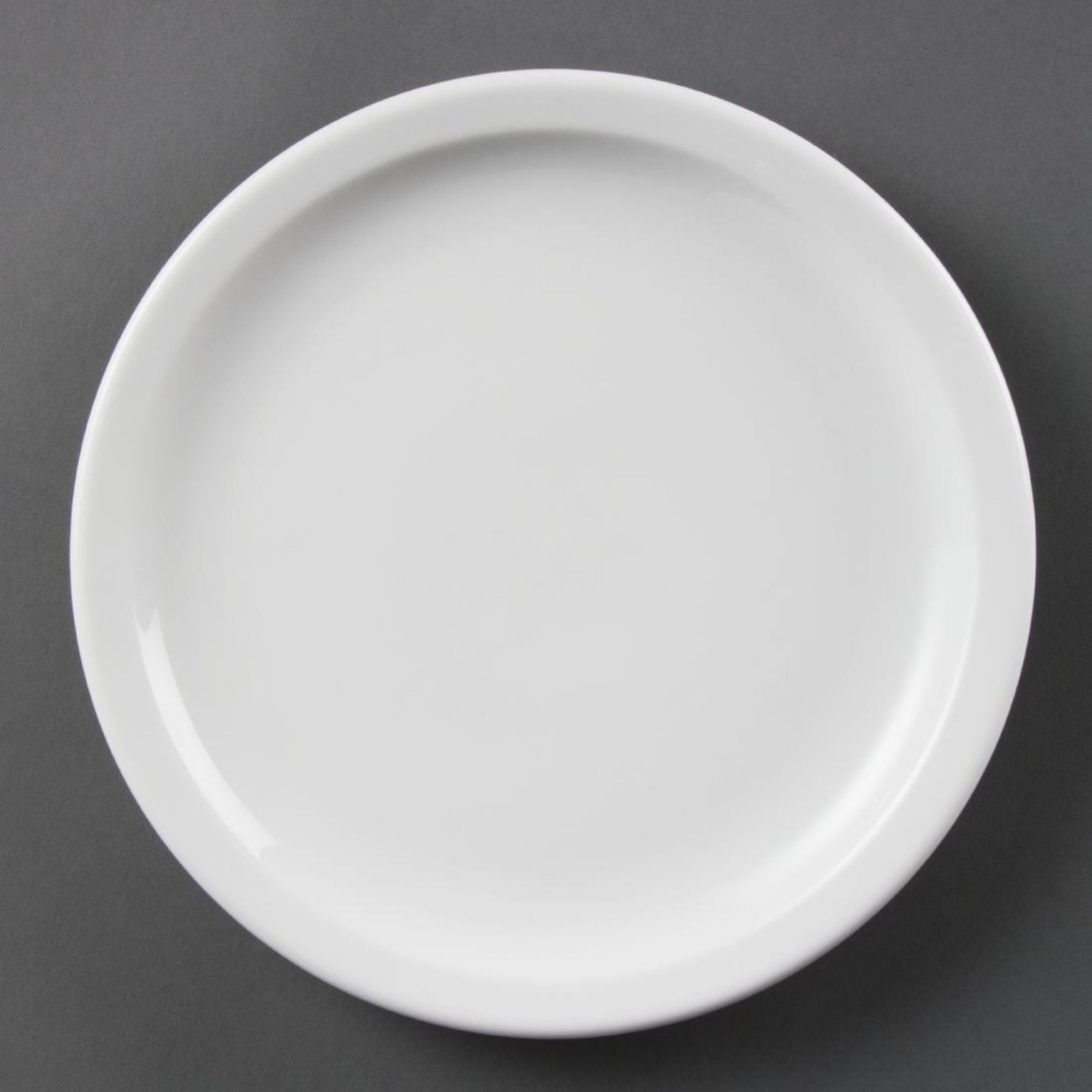 Picture of Olympia Whiteware Narrow Rimmed Plates 230mm (Pack of 12) - CB489