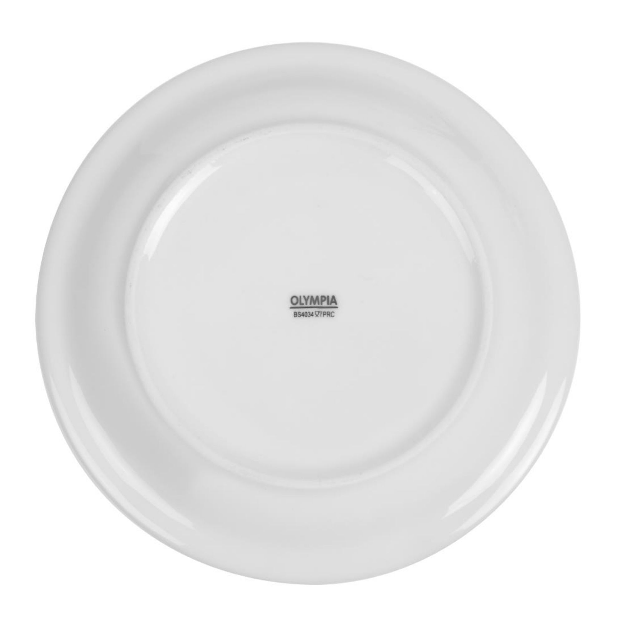 Picture of Olympia Whiteware Narrow Rimmed Plates 202mm (Pack of 12)