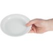 Picture of Olympia Whiteware Narrow Rimmed Plates 180mm (Pack of 12) - CB487