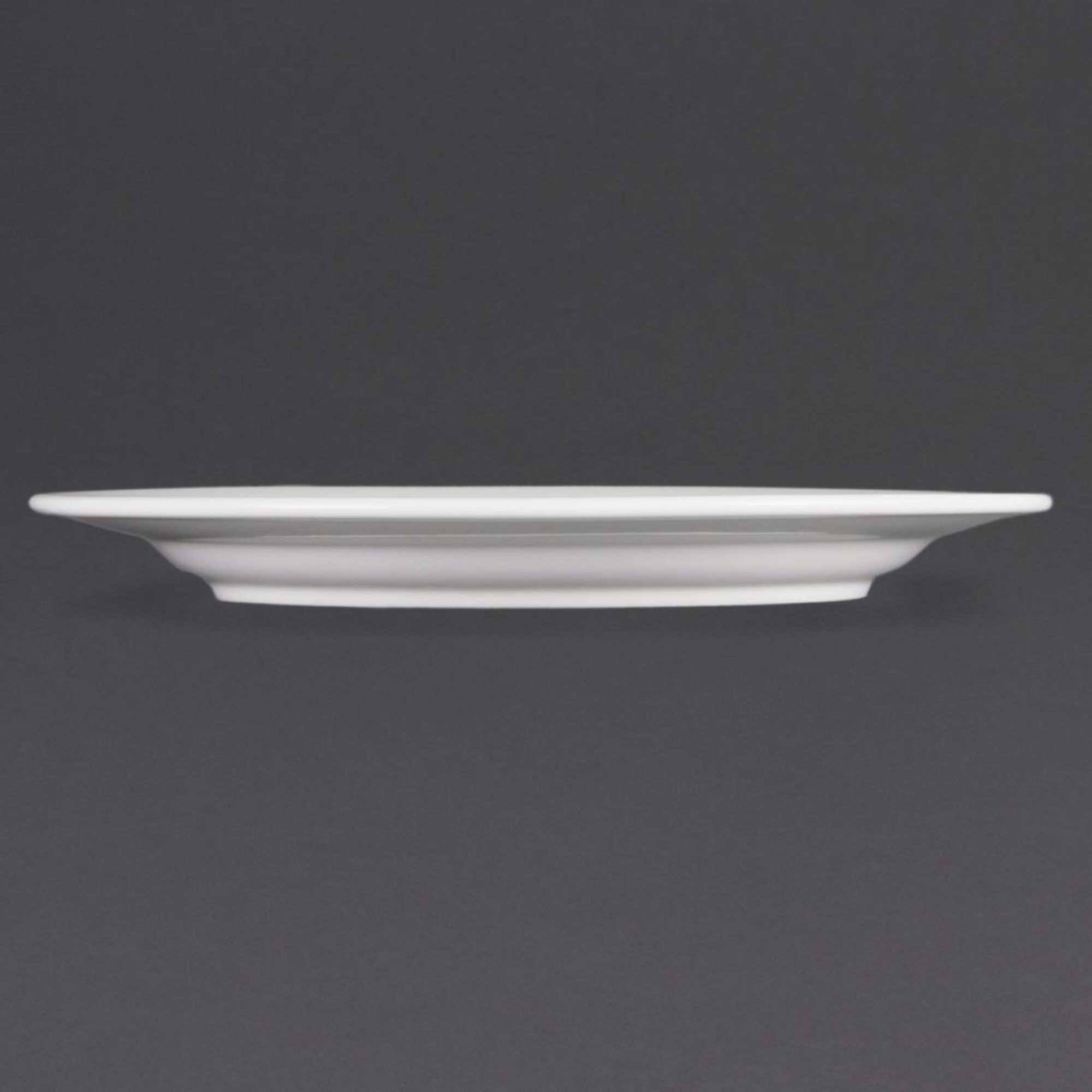 Picture of Olympia Whiteware Wide Rimmed Plates 280mm (Pack of 6)