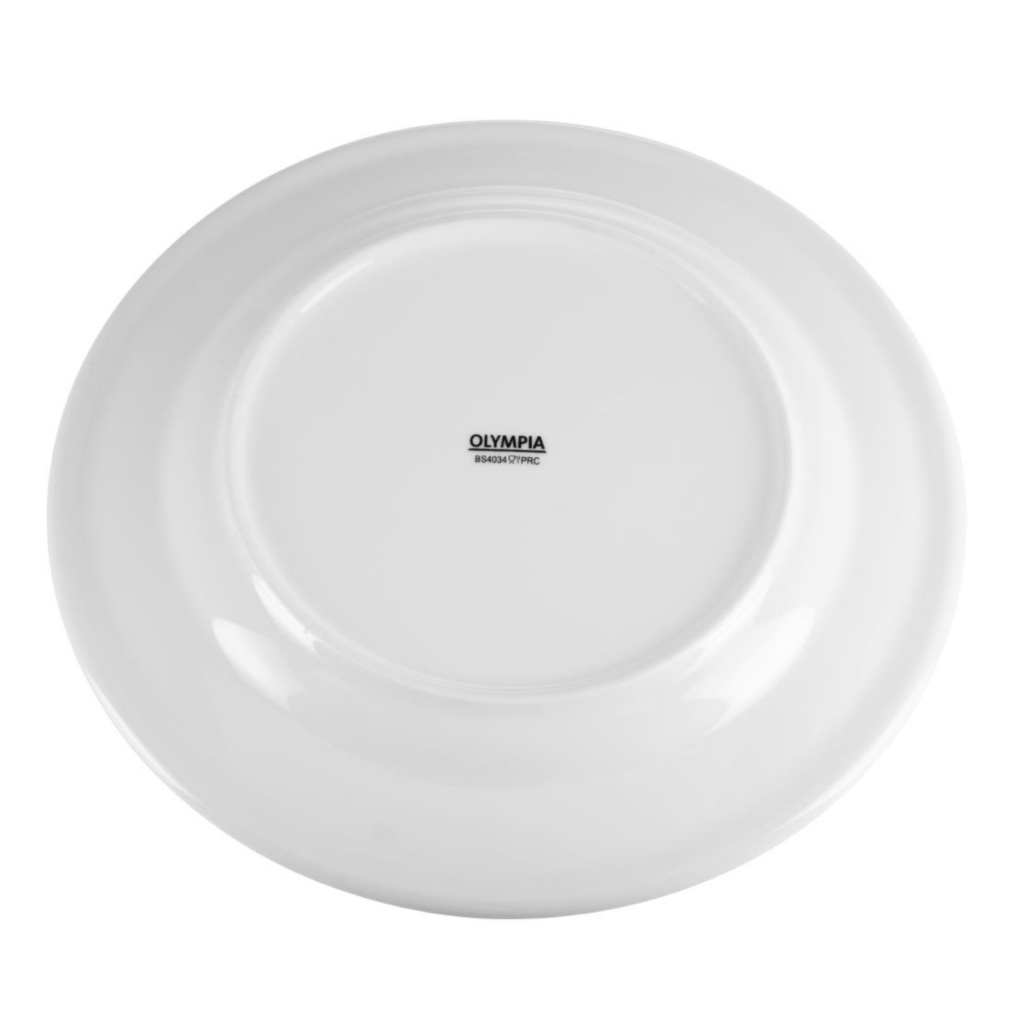 Picture of Olympia Whiteware Wide Rimmed Plates 280mm (Pack of 6)