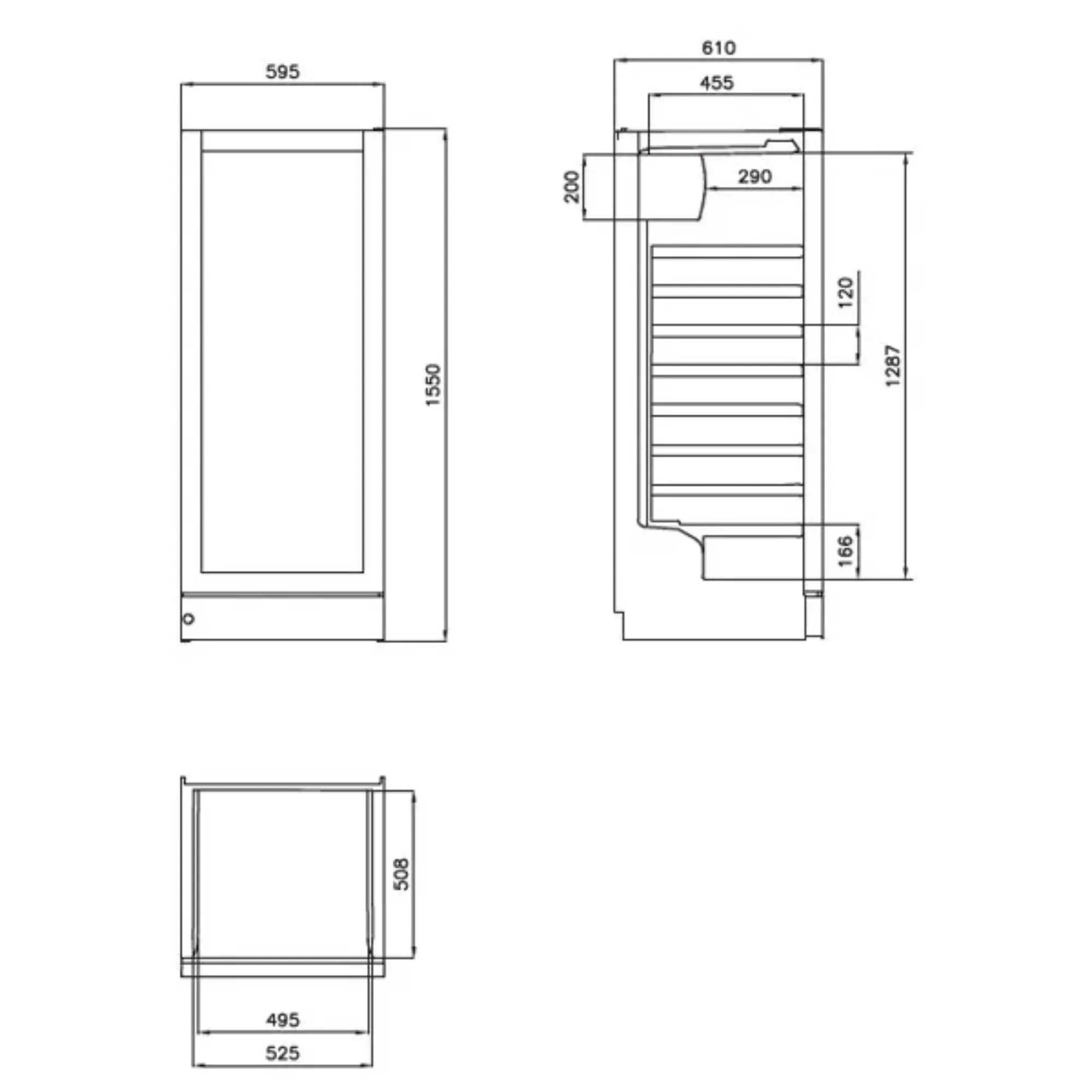 Picture of Vestfrost Upright Wine Cooler (147 bottles)