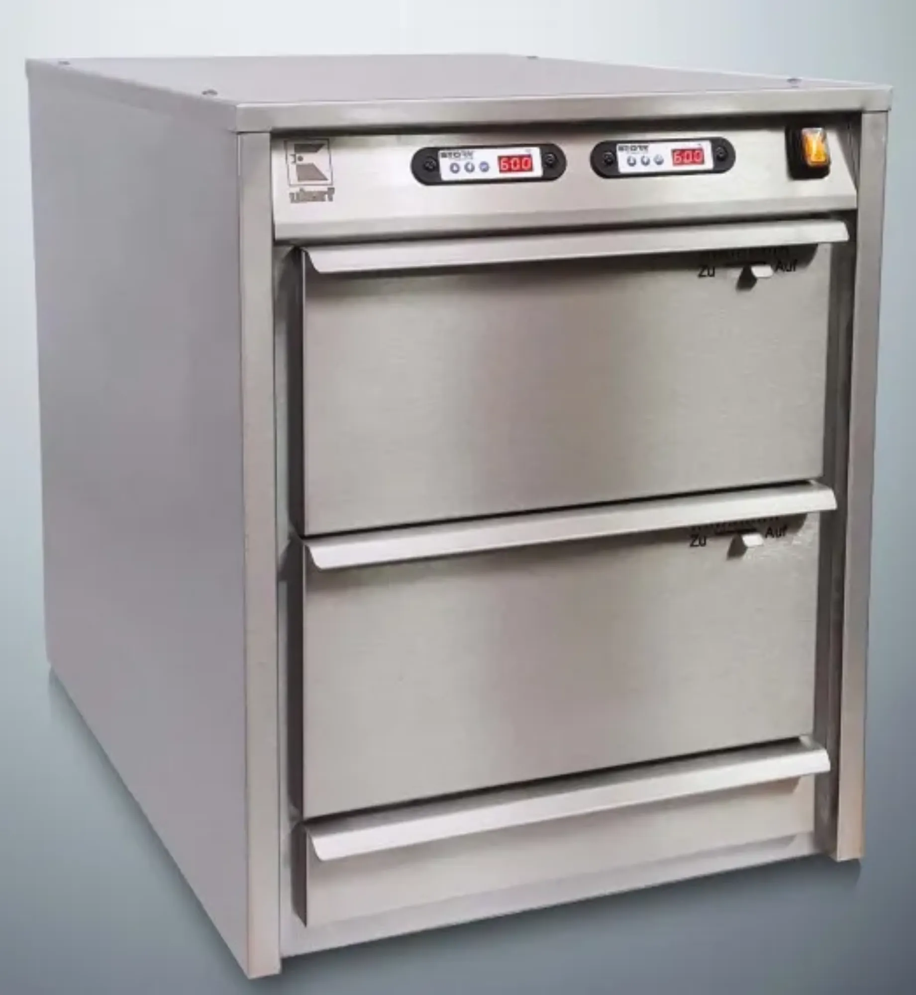 Picture of Ubert WS2SH Warming Drawer With Humidity Control - 2 Drawers 1/1Gn Size - WS2SH