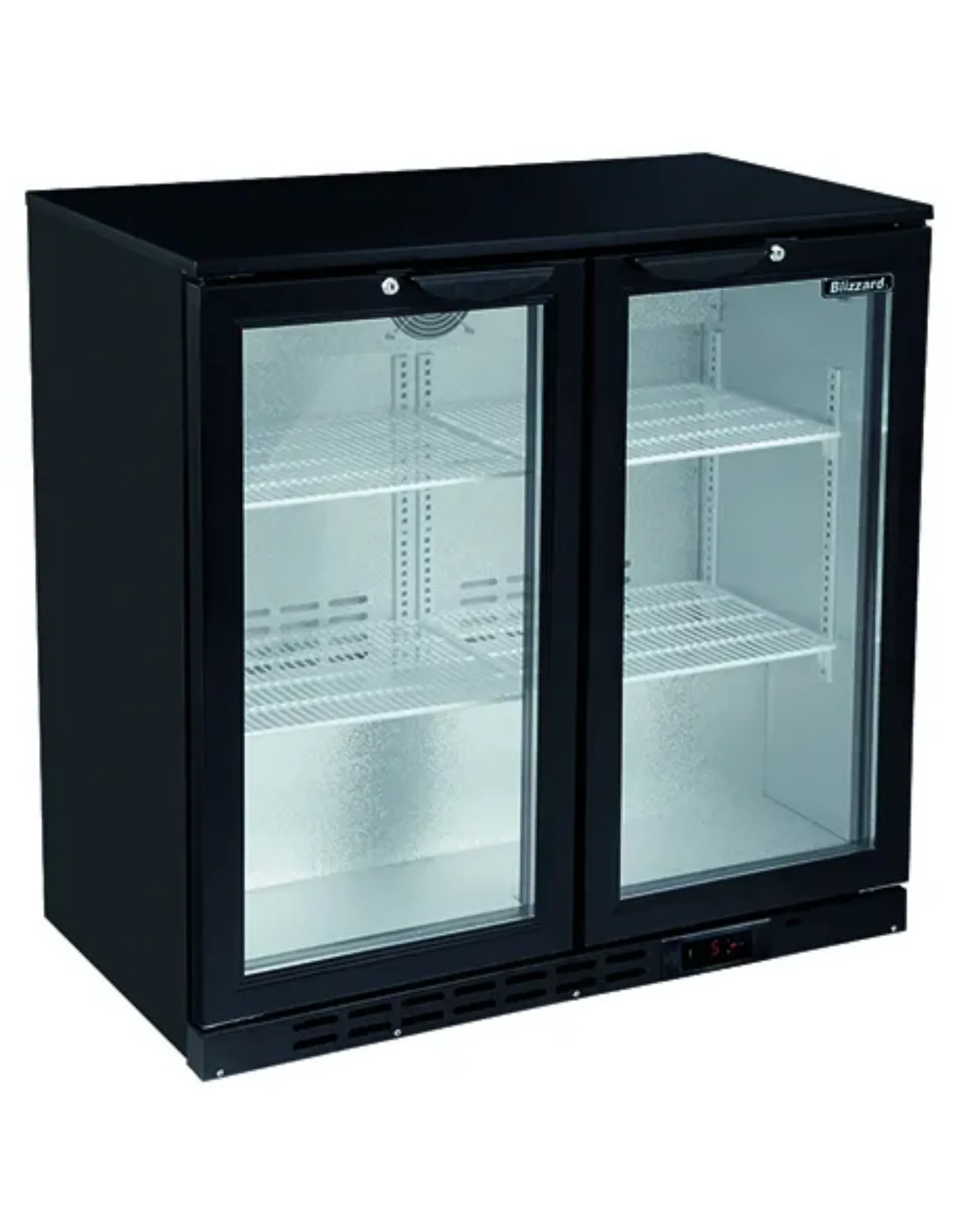 Picture of Blizzard Double Door Bar Bottle Cooler (182 bottles) - BAR2