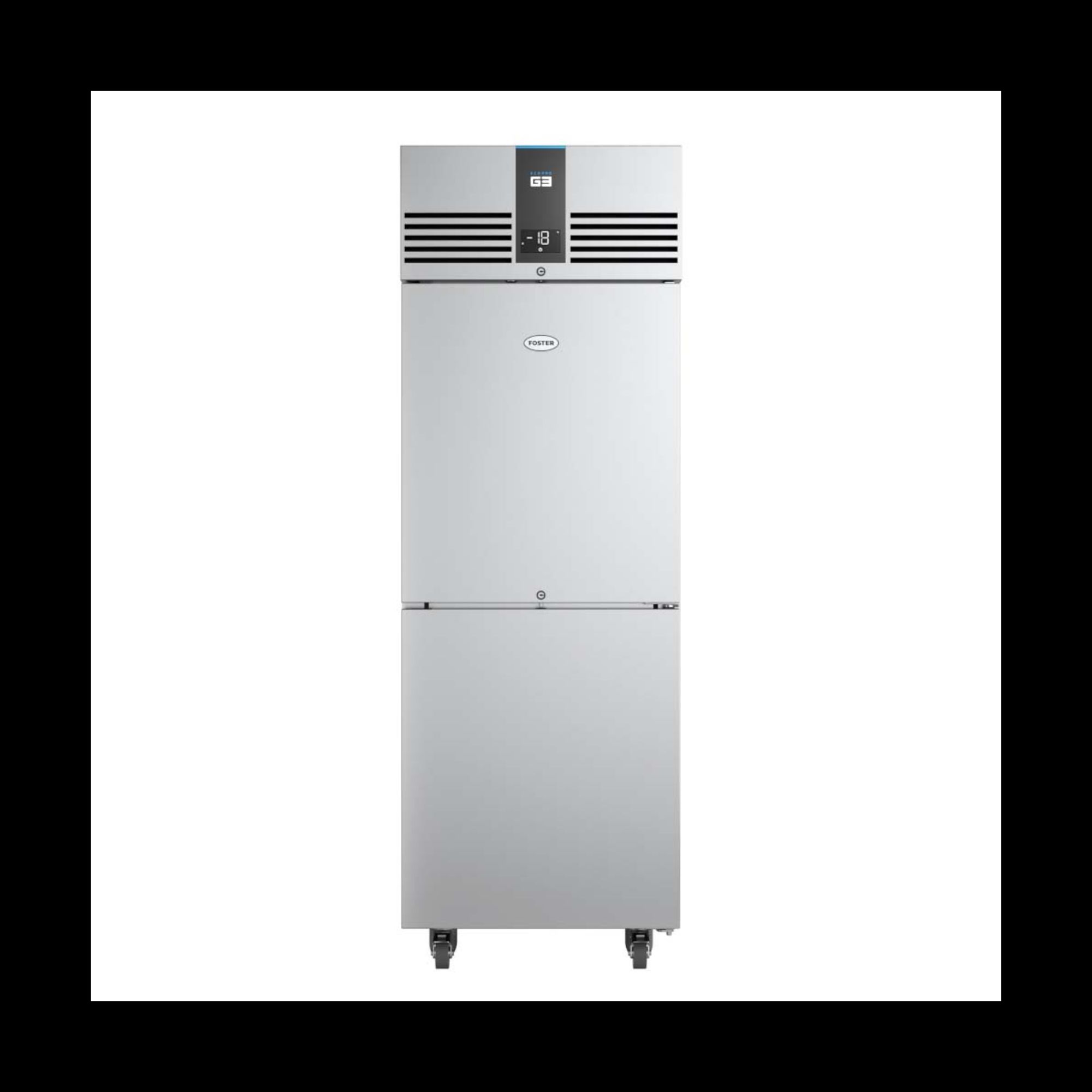 Picture of Foster EP700L2/41-147 Upright Half Door Freezer Cabinet - Stainless Steel Int/Ext - EP700L241147