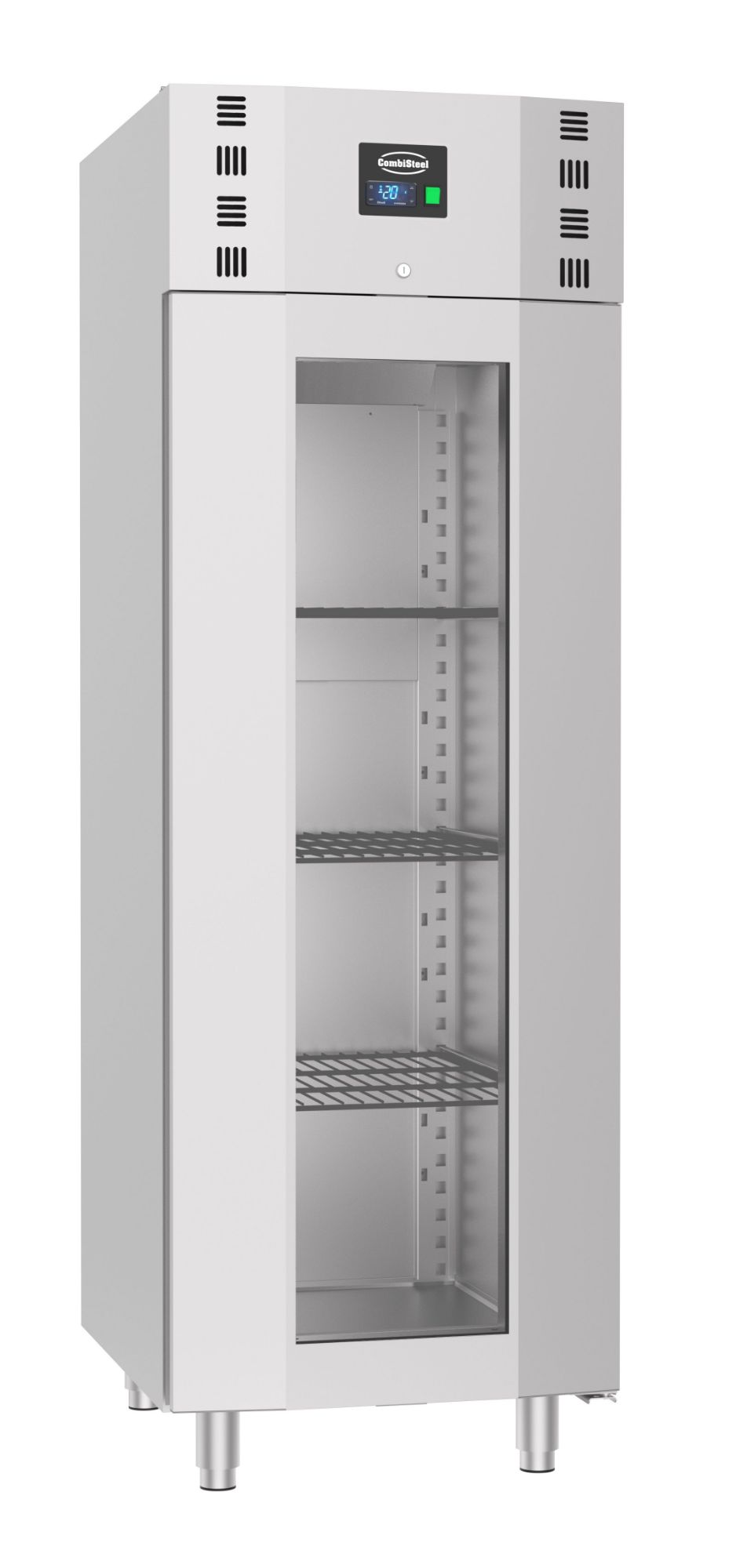 Picture of CombiSteel Stainless Steel Glass Door Freezer 700 Litre - 7489.5030