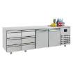 Picture of CombiSteel Counter 700 Refrigerator 2 Doors and 6 Drawers - 7489.5570