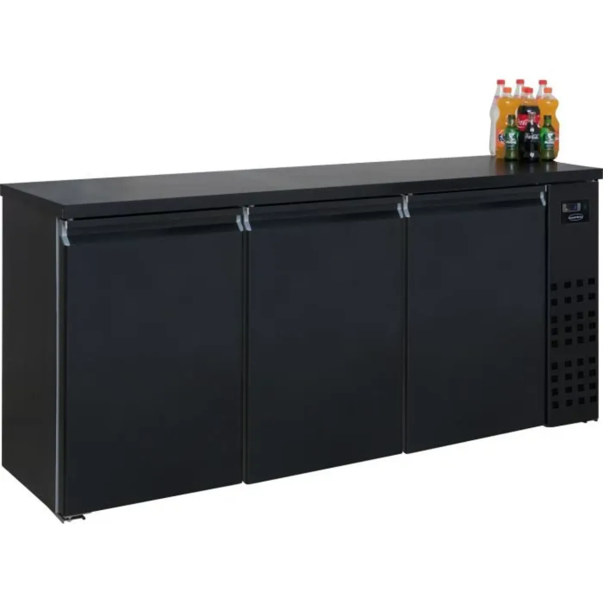 Picture of CombiSteel Backbar Counter 3 Black Doors - 7489.5275
