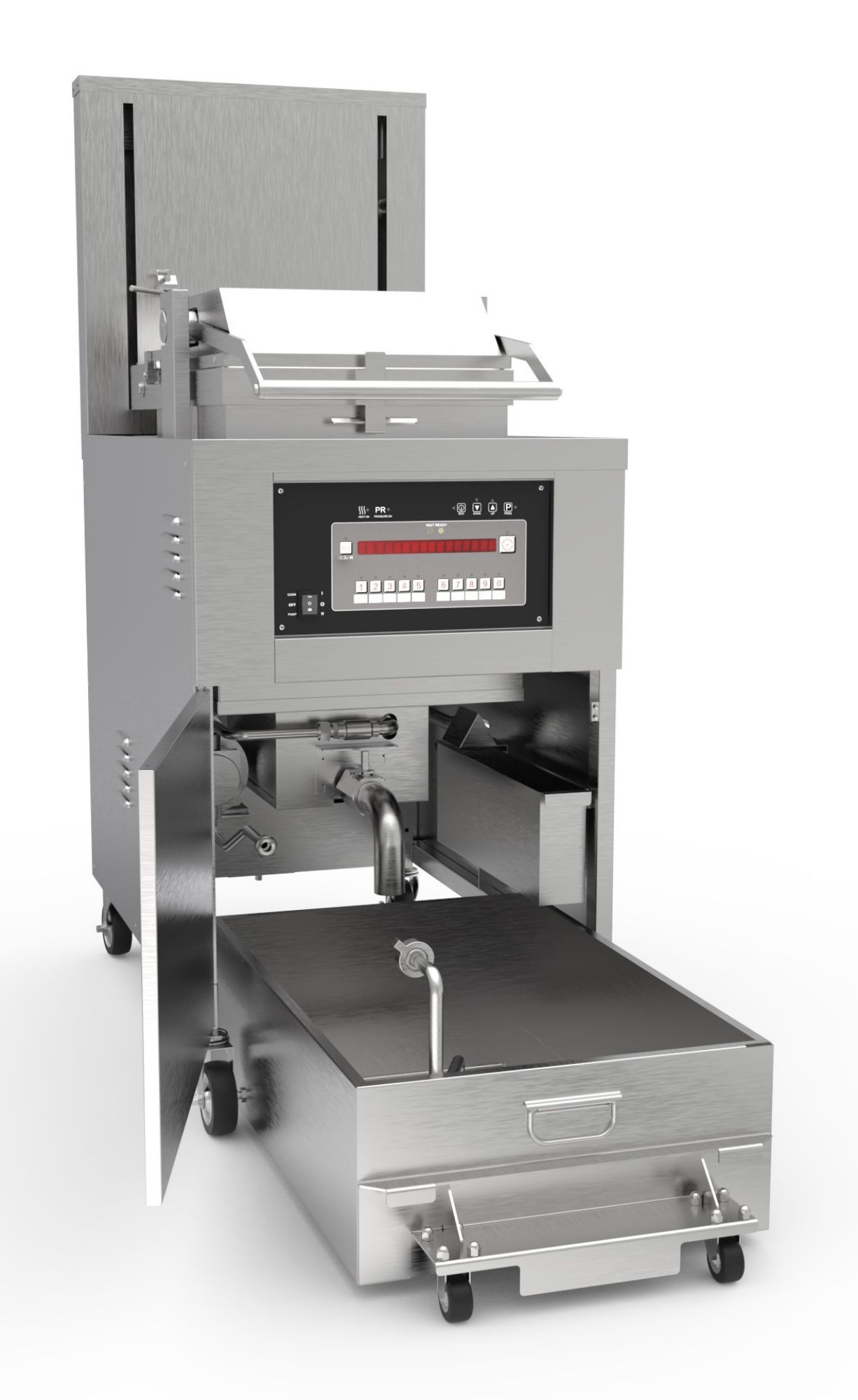 Picture of Chefsrange PFE5910 Electric Pressure Fryer With Filtration & Auto Basket Lift