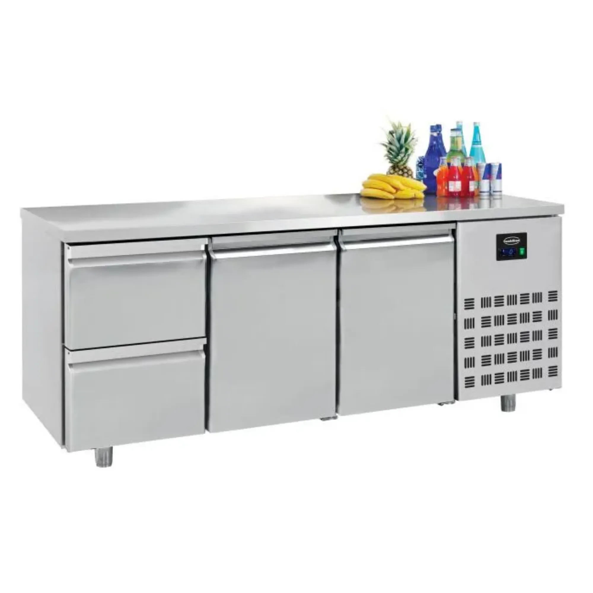 Picture of CombiSteel Counter 700 Refrigerator 2 Doors 2 Drawers - 7489.5520
