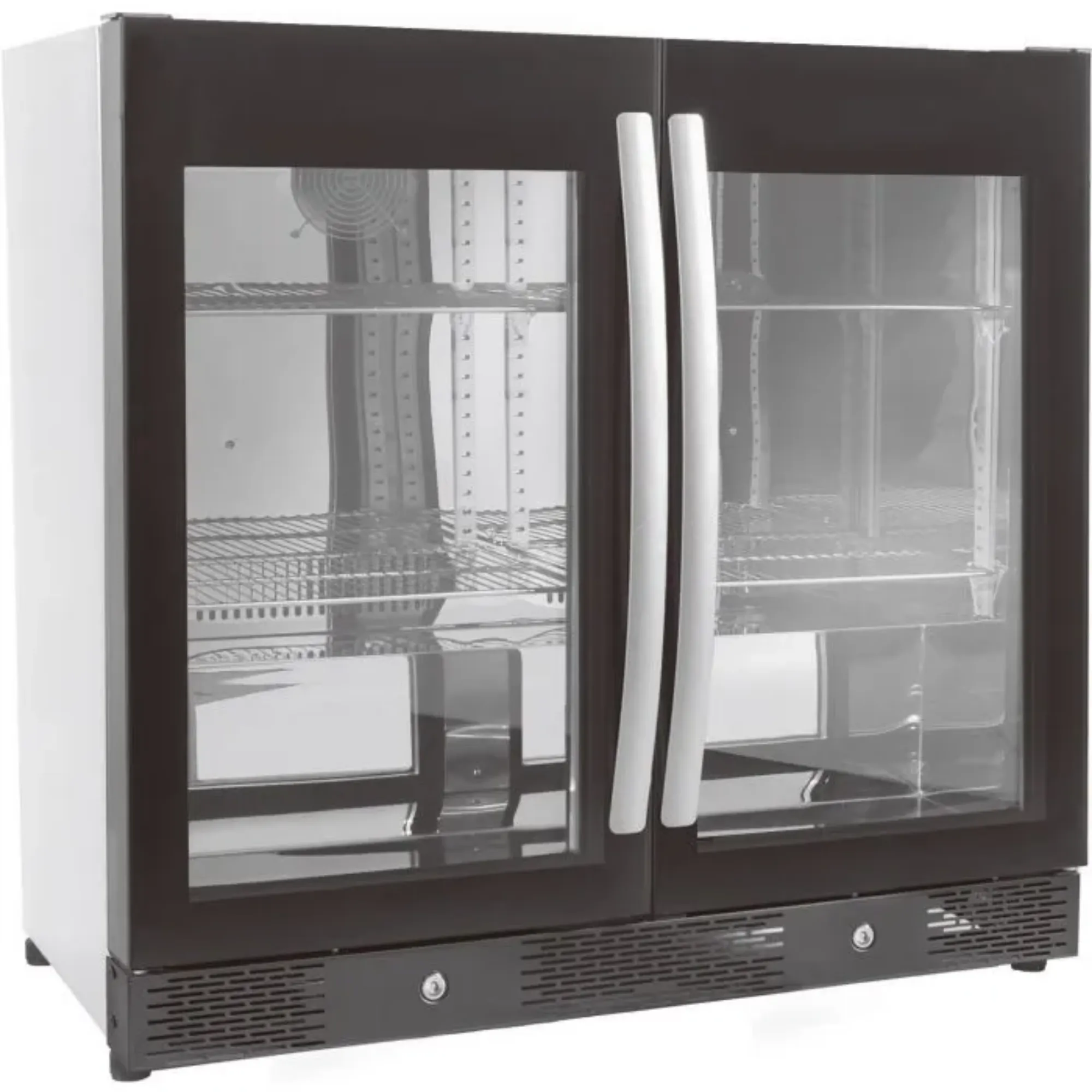 Picture of CombiSteel Backbar Cooler Black 2 Full Glass Doors - 7455.1307