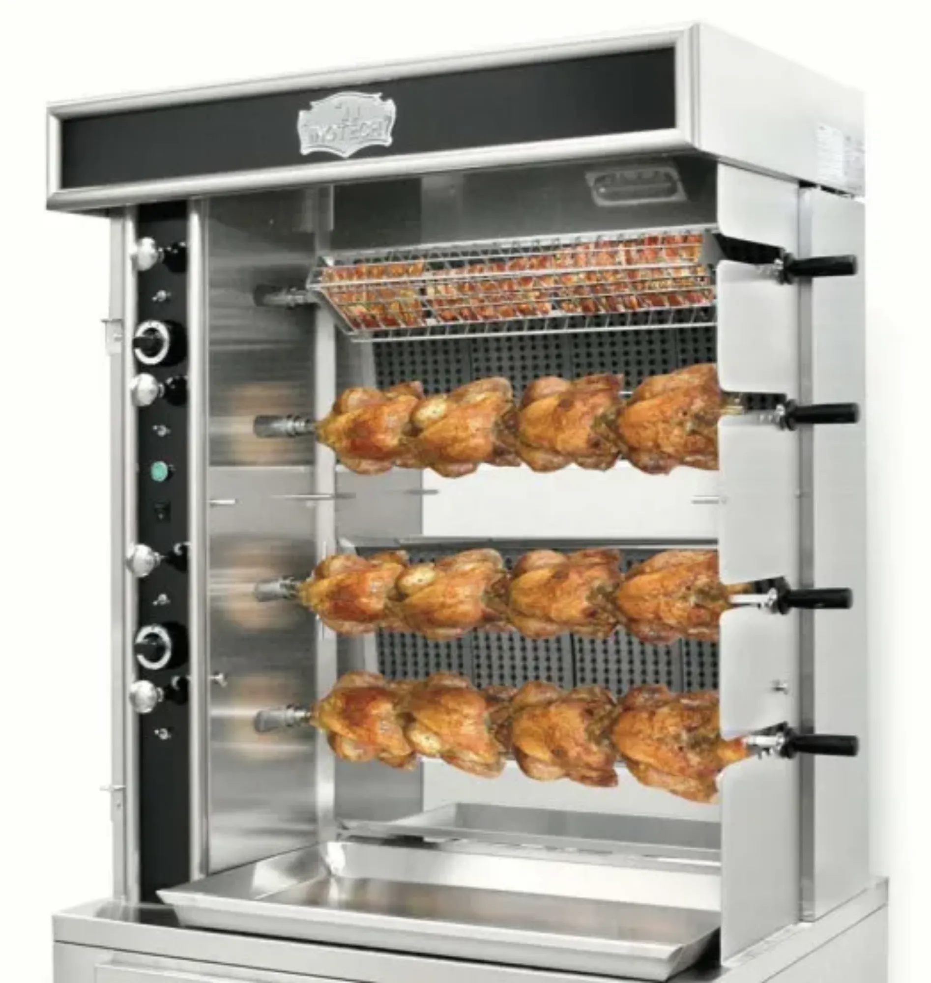 Picture of Inotech Legend ITL380 Wall Of Flame 8 Spit Rotisserie - ITL380